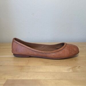 Frye Carson Ballet Flats for Women - Premium Tumbled Leather